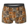 thumbnail image 6 of Men's Boxer Briefs, Fox tiger Pattern Soft Comfy Mens Underwear Boxer Briefs Breathable With Widen Waist, 6 of 7