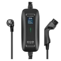 Electric Car Charger, EV Charger Type 2 62196-2 Switchable 6/8/10/13/16A 1 Phase Portable EV Charging Box Cable for EVSE Electric Vehicle
--------
Wall Charging Unit