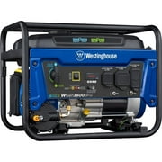 Westinghouse 4650 Peak Watt Dual Fuel Portable Generator with RV Outlet and CO Sensor