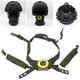 thumbnail image 3 of Correa de barbilla para casco perfecl transpirable colgante ajustable con cordón de Tornillos para al aire libre verde 01, 3 of 7