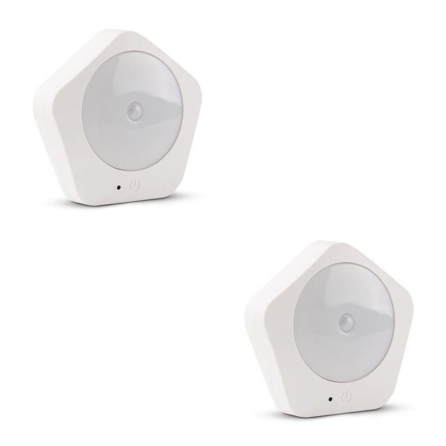 Yuarrent Lámpara con Sensor automático de luz nocturna con enchufe LED, Control remoto, 3 modos, iluminación de sincronización brillante para Enchufe de la UE 2piezas Yuarrent CBP185797