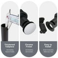thumbnail image 6 of Wowow Bathroom Sink Drain with Overflow 2 Pack, Polished Chrome Pop Up Drain, 6 of 7