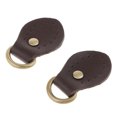 thumbnail image 1 of 2pcs PU cuero manija hebillas de cierre para bolso haciendo accesorios café Sunnimix Reemplazo del bolso, 1 of 8