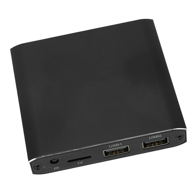 4K Media Player UHD 30fps Video Picture Music Mini HD Multimedia Interface, Auto PlayFunction, Wide Application for Home Video Playback and Business Presentations, Supports 3840x2160, 4K, 30HZ