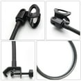 thumbnail image 3 of Universal Microphone Desk Mount with Flexible Gooseneck and 360-Degree Adjustable Angle Black Metal, 3 of 8