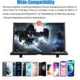 thumbnail image 3 of 20" Screen Magnifier for Cell Phone,3D Magnifying Projector Screen Enlarger Expander for Movies, Videos, and Gaming,Foldable Phone Stand with Screen Amplifier, Compatible with All Smartphones, 3 of 14