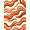 Orange, Pattern 8, variant on ODIKA 4'x6' Machine Washable Non-Slip Area Rug, Retro Burnt Orange High Traffic Rug, Orange, 1284996
