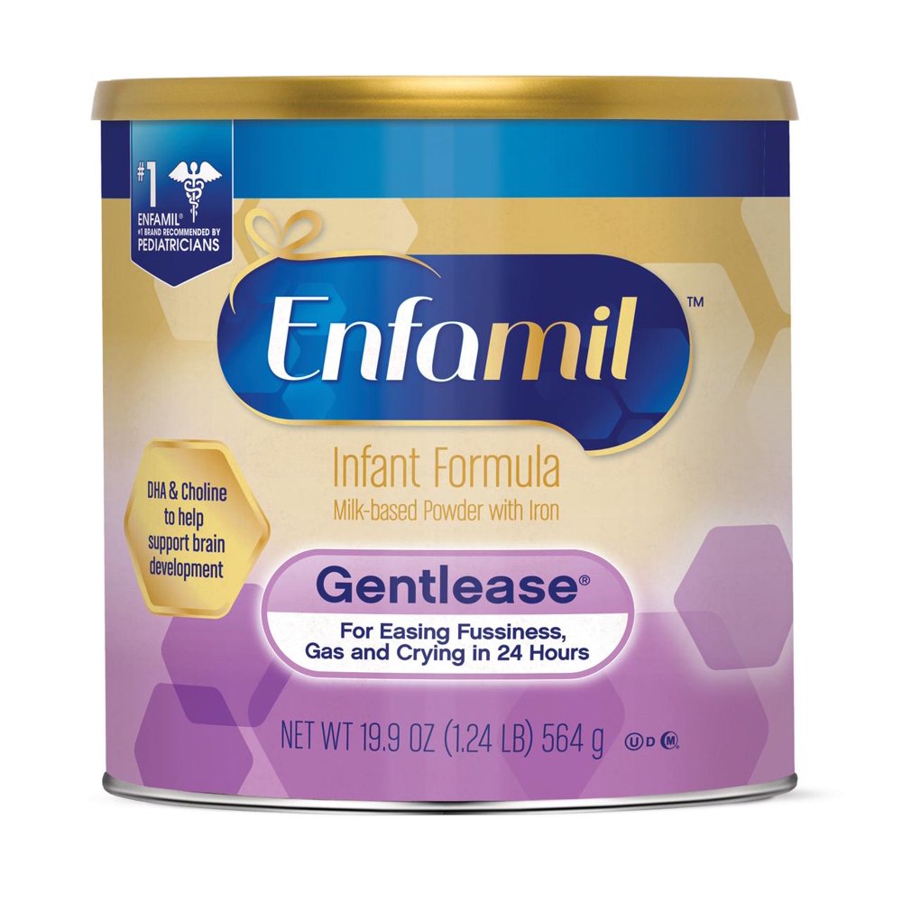 Enfamil Gentlease Infant Formula Powder 19.9 oz Can