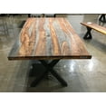 thumbnail image 2 of 70'' Gris Sheesham table à Manger, 2 of 2