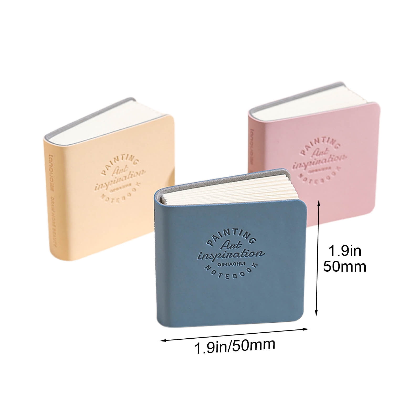Watercolor Journal 3Pcs Watercolor Sketchbook Watercolor Journal 300 GSM Cotton Paper Portable Small Pocket Notebook 48 Pages Each Painter Art Supplies Pocket Art Sket