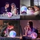 thumbnail image 2 of 16-Color LED Night Light with Wooden Stand, Remote and Touch Control for Galaxy and Lava Effects, 2 of 5