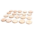 thumbnail image 2 of Rodajas de Madera Sin Acabado Discos Redondos de Pino Decoración Manualidades DIY 20Pack, 2 of 9