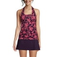 thumbnail image 3 of Lands' End Women's Petite Chlorine Resistant Square Neck Halter Tankini Swimsuit Top, 3 of 3