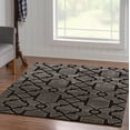 thumbnail image 5 of Linon Home Décor Elegance Area Rug Collection, Gray and Black, 5' x 7.25', 5 of 6