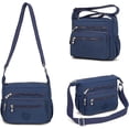 thumbnail image 4 of Women Shoulder Handbag Roomy Multiple Pockets Bag Ladies Crossbody Purse Tote Top Handle Satchel, 4 of 7