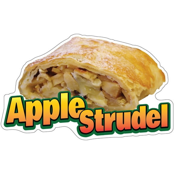Apple Strudel 8" Decal Concession Stand Food Truck Sticker