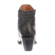 Lucchese Womens Harley Cowhide Studded Round Toe Cowboy Ankle Dress Boots