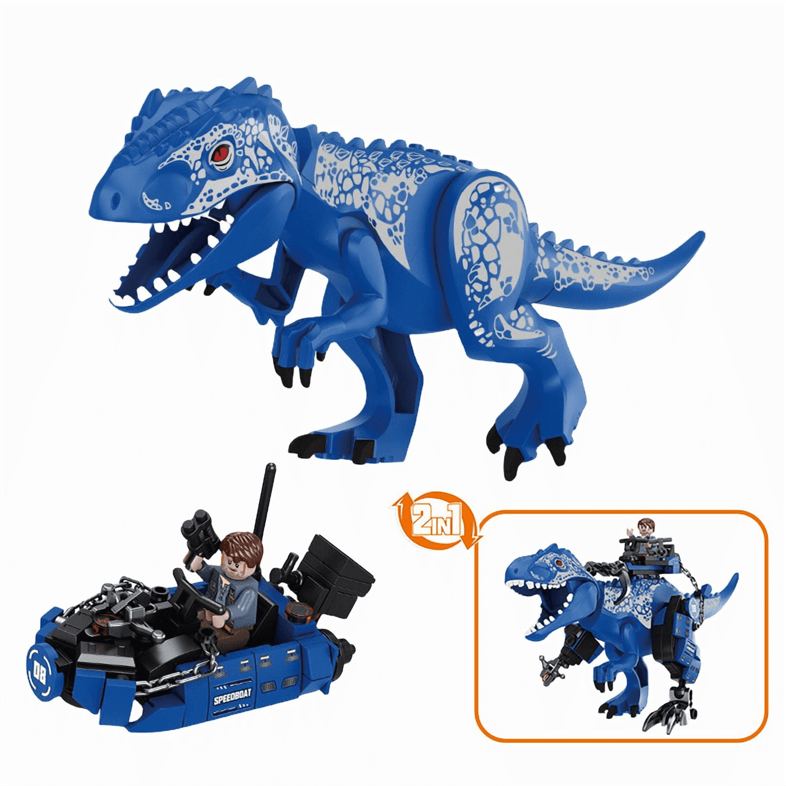 Pre-Owned Jurassic World T. Rex Tracker Set LEGO 75918 - Walmart.com