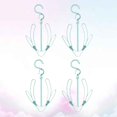 thumbnail image 4 of EeaseCA 4Pcs Shoes Drying Rack Moveable Shoes Hanger Practical Shoes Hanging Shelf Sky-Blue, 4 of 7