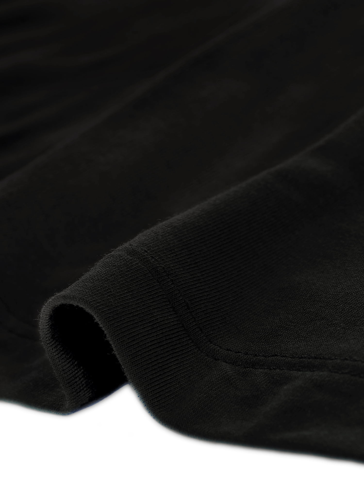 DARING DIVA Women's Casual Stretchy Tunic Asymmetric Hem Top XL Black