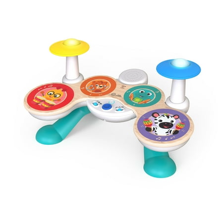 UPC: 0074451128040 | Baby Einstein Together in Tune Drums Wireless Wooden Musical Toddler Toy Magic Touch Unisex Age 12 months+