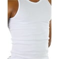 thumbnail image 7 of ToBeInStyle Men's A-Shirt Tank Top Muscle Shirt - White - 4X-Large, 7 of 7