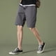 thumbnail image 4 of Bermudas para hombre, pantalones cortos cargo, sólidos, grandes y altos, estilo Harajuku, holgados, para hombre, nuevos pantalones cortos elásticos de verano, de diseñador, cómodos, 4 of 5