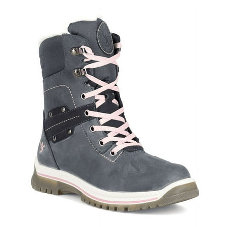 

Santana Canada Women s May Waterproof Non-Slip Outsoles Side-Zip Round Toe Boots Night/Peony Size 7 (M)