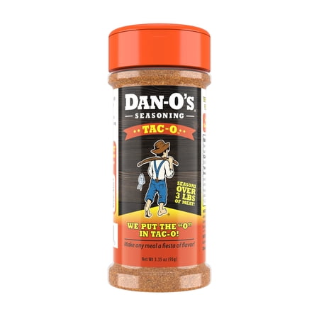 Dan-O s Tac-O™ Seasoning - All-Purpose Taco Seasoning - Great for cooking & grilling anything - Small bottle (3.35 oz)