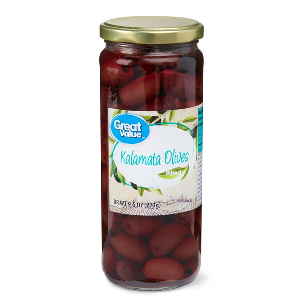 Great Value Pitted Greek Kalamata Olives, 9.5 oz