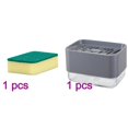 thumbnail image 1 of Wweixi 2PCSSponge Holder Soap Press Pump Box Home Kitchen 2 5 1 Dishwashing Sponge Soap Dispenser Case Container, 1 of 9