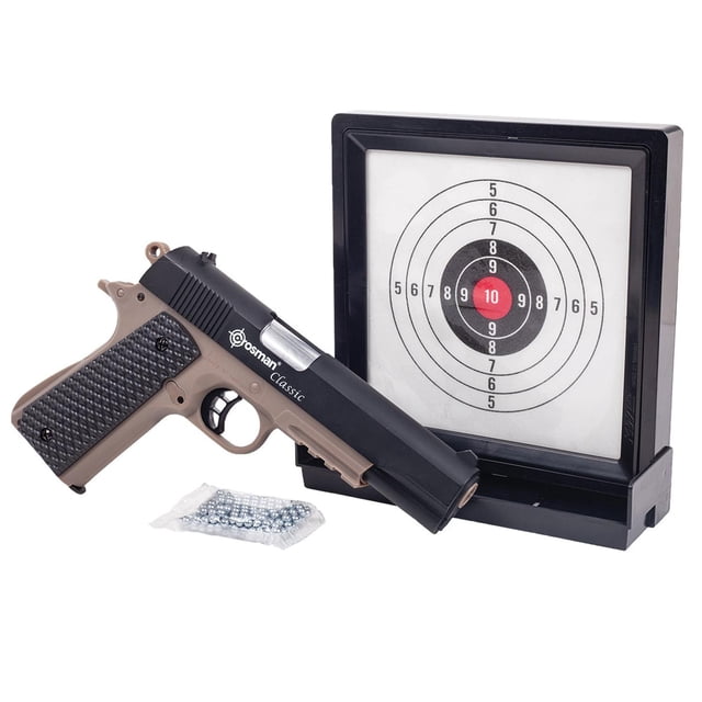 Pistola Resorte Deportiva Crosman Calibre 4.5mm Tiro Blanco De Tiro Deportivo S1911KT