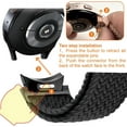 thumbnail image 5 of XIHAMA One Click Sport Loop Band Compatible with Galaxy Watch 7 6 5 4 FE 5 Pro Band 40mm 44mm 45mm, Braided Nylon Strap for Galaxy Watch 6 4 Classic 47mm 43mm 42mm 46mm for Men Women, 5 of 7