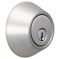 thumbnail image 1 of Key Entry Single Cylinder Deadbolt, Stainless Steel, 1 of 4