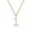 Rose Gold 1, variant on Women's Diamond Angel Number Necklace 5 Cubic Zircon Numbers Pendant Choker Chain Numerology Jewelry Gold