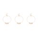 thumbnail image 2 of sweethay Tobilleras con cuentas ajustables en forma de estrella de oro y plata, joyería para pies, accesorios de moda de estilo Simple, Type1 NO1, 2 of 6