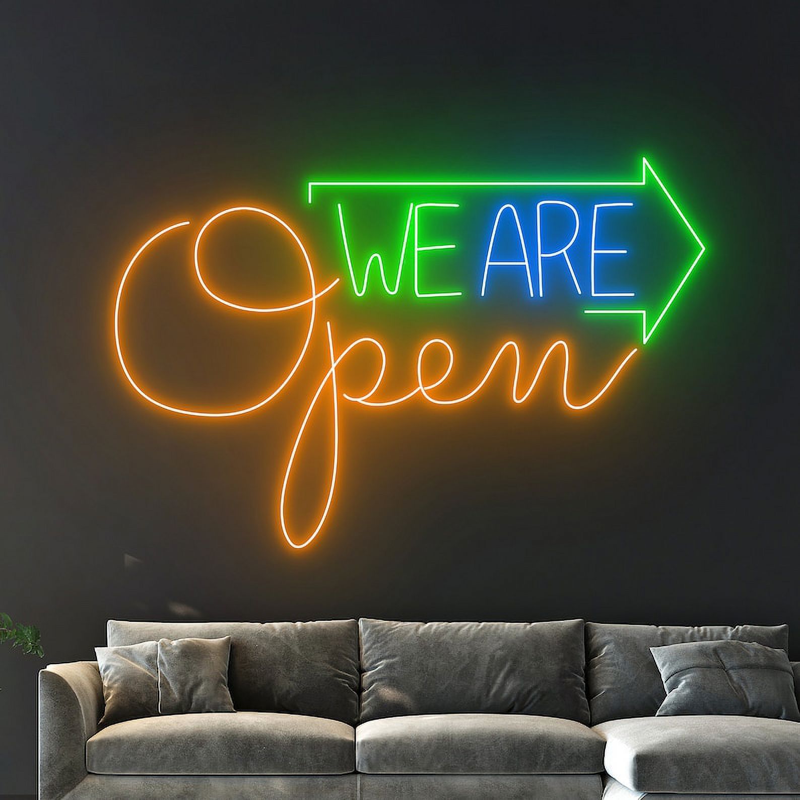 Handmadetneonsign We Are Open Neon Sign, We Are Open Led Sign, Open Led Light, Welcome Neon Light