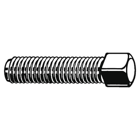 Pack of 2 U01080.031.0062 5//8 1018-1022 Carbon Steel Socket Set Screw with Plain Finish; PK100