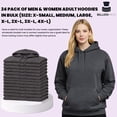 thumbnail image 2 of BILLIONHATS Wholesale Hoodie Sweatshirts, Men Womens Unisex Hoodies Cotton Blend, Bulk Adults Sweatshirt, Homeless Donation, 2 of 7