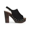 thumbnail image 3 of BLISSFUL STEP Women's Slingback Platform Chunky Heel Sandals, 3 of 6