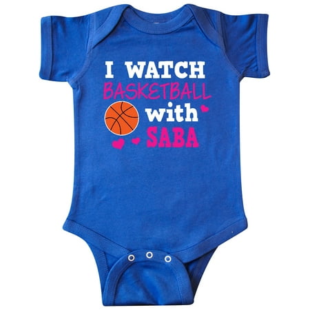 

Inktastic I Watch Basketball with Saba Gift Baby Girl Bodysuit