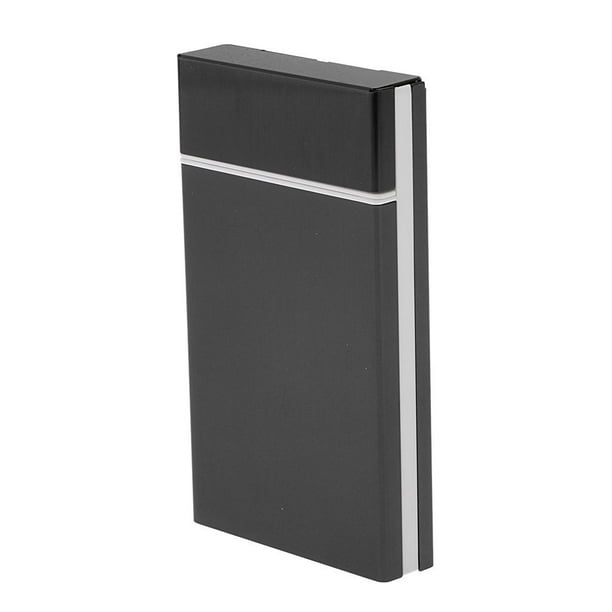 Caja Delgada de Aluminio CUTICAT 4.25 Pulgadas para 20 cigarrillos Hombre Mujer negro