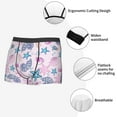 thumbnail image 3 of Pofeuu Sea Shells 3 Print Men’s Boxer Briefs, Moisture-Wicking Underwear, Regular,Trunk-Medium, 3 of 5