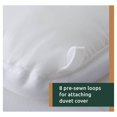 thumbnail image 4 of Rest Haven Light Warmth Microfiber Comforter, Queen, White, 4 of 7