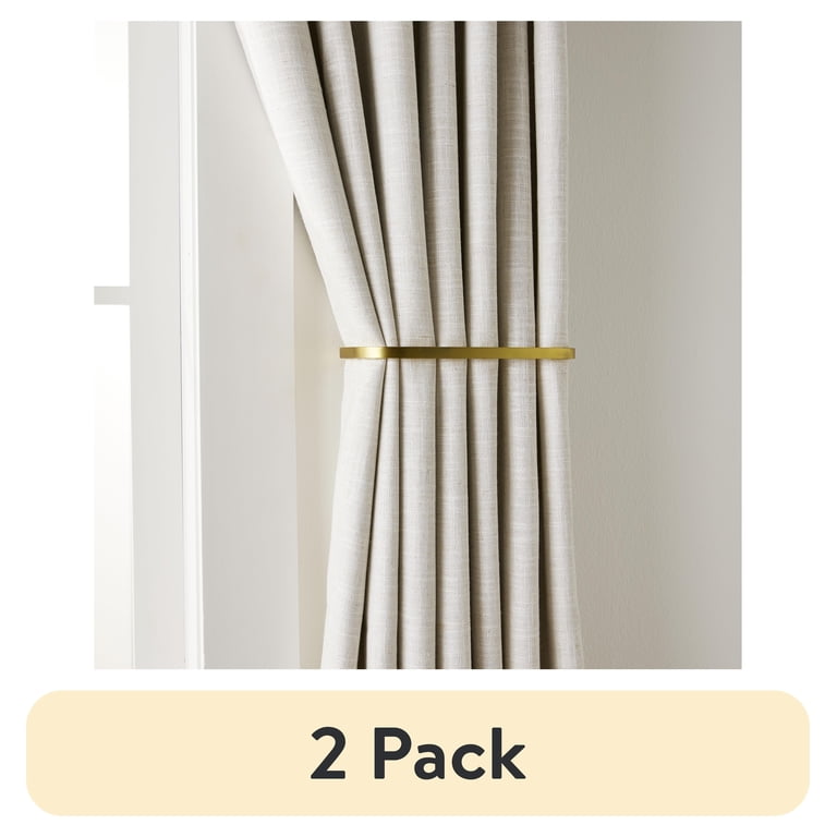 Better Homes & Gardens Brass Curtain Holdbacks, 2-Pack photo 1