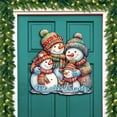 thumbnail image 2 of Snowman's Family Holiday Door Decor by G. Debrekht - Christmas Decor - 8611057H, 2 of 11