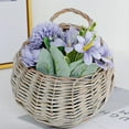 thumbnail image 1 of Hand Woven Small Wicker Baskets  Chic Decor Hanging Wall Container for Home, 1 of 6