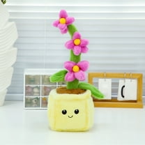 2026 New Plant Plush Toys, Stuffed Animals Toys Plant Soft Pillow Toys, Cartoon Sunflowers, Tulips, Potted, Best Birthday Gifts for Holiday Xmas Easter for Friend (Plush Toys, A)