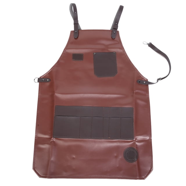 Delantal impermeable, Delantal de barbero Delantal de barman impermeable Delantal de barman Rendimiento sólido