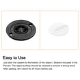 thumbnail image 4 of 12uds Adhesivas Mini Giratorias Ruedas, Giratoria Universal Rueda 360 Grados Rotación Adhesivas Poleas para Papeleras, Almacenamiento Cajas, Muebles, Papelera Cubo (Negro), 4 of 7
